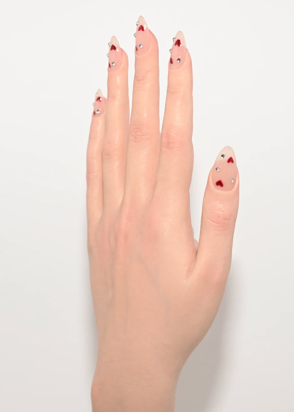 Unghie finte Elisir handmade matrimonio indossate - Italian design press-on nails cerimonia artigianali