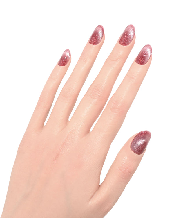 Sfumature rosa unghie finte handmade Metamorfosi - gel press-on nails Italian brand romantic artigianali