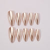 Dettaglio brillantini unghie finte handmade Splendore - gel press-on nails Italian brand luxury artigianali