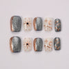 Set Sogno Stellato unghie finte artigianali riutilizzabili - Italian brand 100% handmade press-on nails stelle 